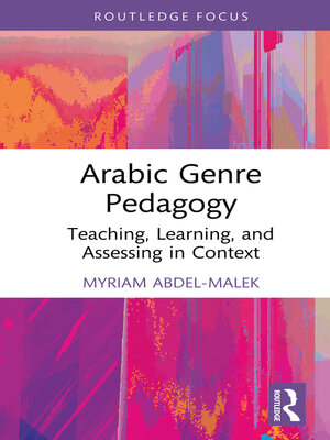 cover image of Arabic Genre Pedagogy